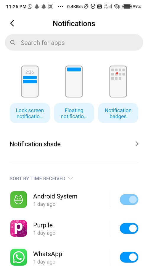 Scroll-down-the-list-and-tap-on-Notification-Log 4 طرق لقراءة الرسائل المحذوفة على WhatsApp