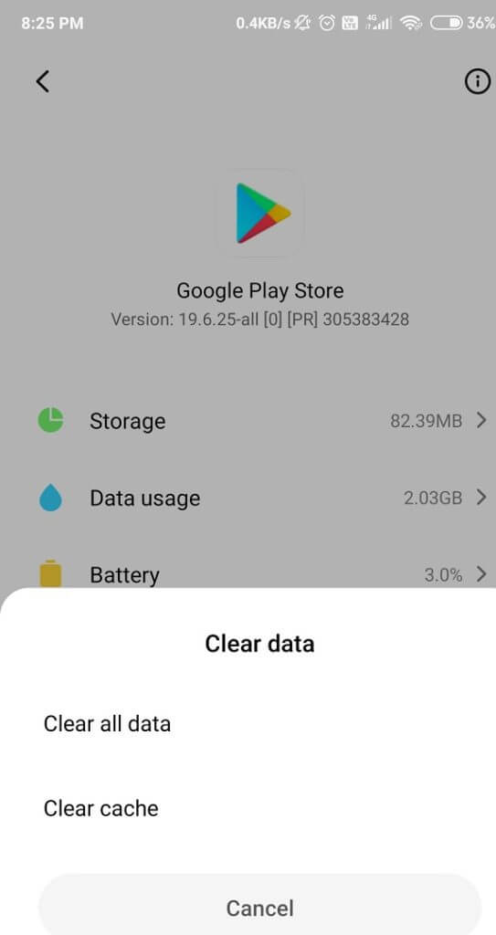 You-will-see-a-“Clear-cache”-button-situated-in-the-menu-bar-at-the-bottom-of-the-screen-543x1024-1 إصلاح متجر Play لا يقوم بتنزيل التطبيقات على أجهزة Android