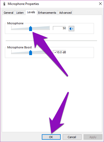 adjust-windows-10-microphone-volume-11_4d470f76dc99e18ad75087b1b8410ea9 أفضل 3 طرق لضبط مستوى صوت ميكروفون Windows 10
