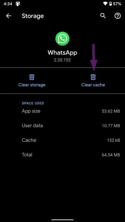 clear-cache_935adec67b324b146ff212ec4c69054f أفضل 11 طريقة لإصلاح عدم عمل مكالمة فيديو WhatsApp على iPhone و Android