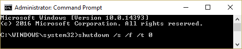 complete-shutdown-command-in-cmd 6 طرق لإعادة تشغيل جهاز كمبيوتر يعمل بنظام Windows 10