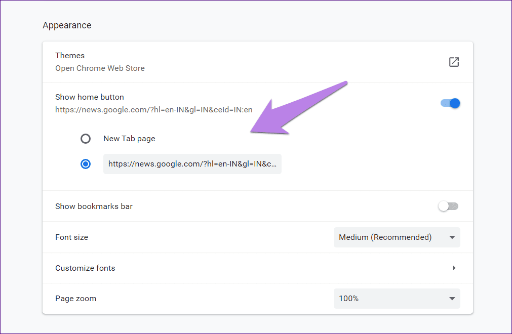 customize-google-chrome-6_4d470f76dc99e18ad75087b1b8410ea9 أفضل 8 طرق لتخصيص Google Chrome على نظامي التشغيل Windows و Mac