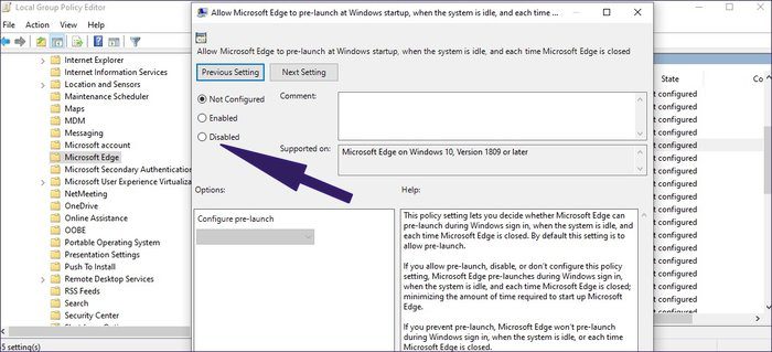 disable-ms-edge_935adec67b324b146ff212ec4c69054f أفضل 4 طرق لإصلاح الفتح التلقائي لـ Microsoft Edge على Windows و Mac