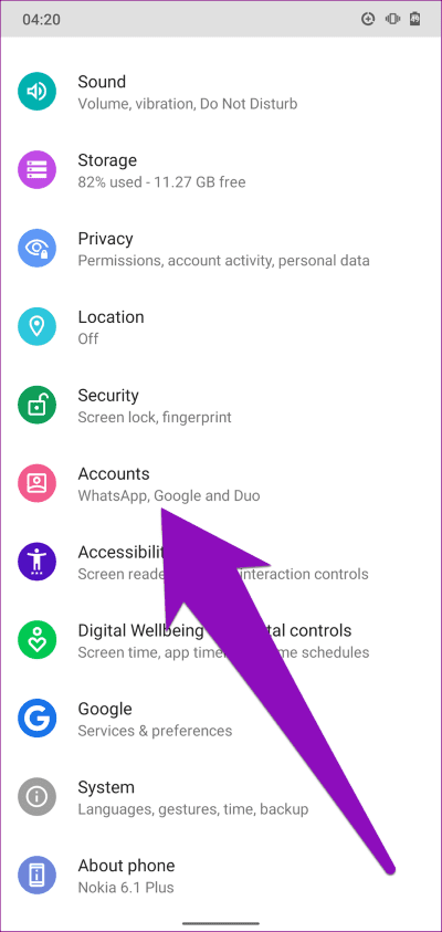fix-android-not-backing-up-contacts-04_4d470f76dc99e18ad75087b1b8410ea9 أفضل 6 إصلاحات لعدم عمل النسخ الاحتياطي لجهات اتصال على Android