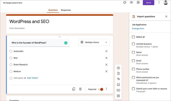 import-question-from_935adec67b324b146ff212ec4c69054f كيفية استخدام Google Forms في Google Classroom