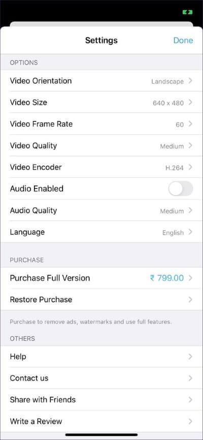 ivcam-settings_40dd5eab97016030a3870d712fd9ef0f iVCam مقابل EpocCam : أي تطبيق كاميرا ويب iPhone افضل على Windows