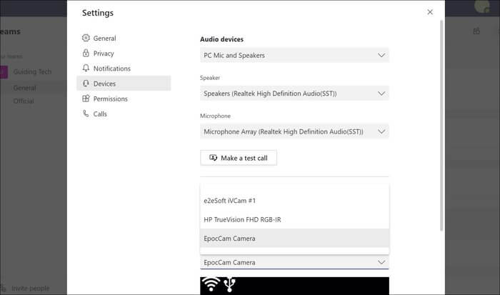 ms-teams-audio-video_935adec67b324b146ff212ec4c69054f كيفية استخدام EpocCam مع Zoom و Skype و Microsoft Teams و Google Meet على Windows