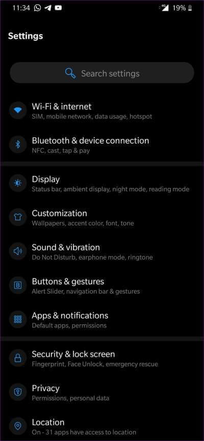 oxygen-os-settings_4d470f76dc99e18ad75087b1b8410ea9 Realme UI مقابل Oxygen OS: أيهما أفضل بالنسبة لك