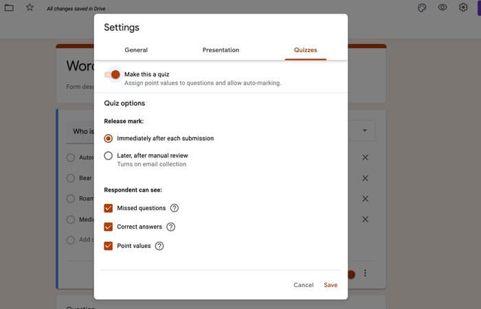 quiz-options-in-google-formw_935adec67b324b146ff212ec4c69054f كيفية استخدام Google Forms في Google Classroom