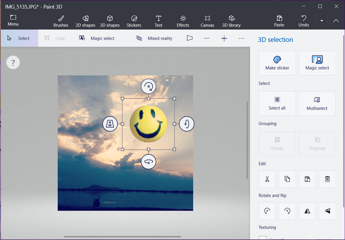 save-magic-select-image-in-paint-3d-23_935adec67b324b146ff212ec4c69054f أفضل 4 طرق لحفظ الصورة من Magic Select Tool في برنامج Paint 3D