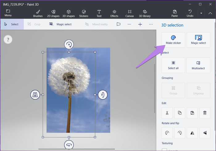 save-magic-select-image-in-paint-3d-24_935adec67b324b146ff212ec4c69054f أفضل 4 طرق لحفظ الصورة من Magic Select Tool في برنامج Paint 3D