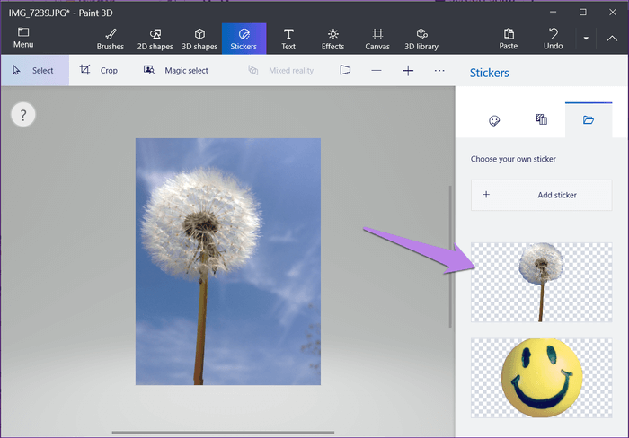 أفضل 4 طرق لحفظ الصورة من Magic Select Tool في برنامج Paint 3D - %categories