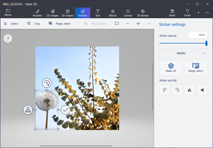 save-magic-select-image-in-paint-3d-28_935adec67b324b146ff212ec4c69054f أفضل 4 طرق لحفظ الصورة من Magic Select Tool في برنامج Paint 3D