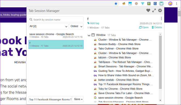 session-manager-extensions-for-chrome-7_935adec67b324b146ff212ec4c69054f 7 من أفضل ملحقات إدارة الجلسة لمتصفح Chrome