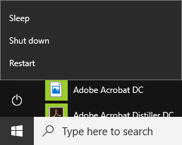 there-is-no-longer-an-option-to-hibernate-your-PC-in-shutdown-menu 6 طرق لإعادة تشغيل جهاز كمبيوتر يعمل بنظام Windows 10