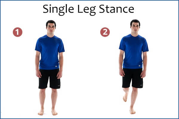 تمارين منزلية لتقوية عضلات القدم - bones-joints 11 single leg stance - تمارين منزلية لتقوية عضلات القدم