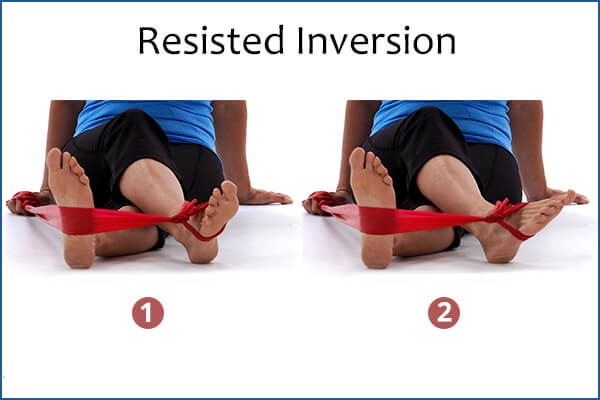 تمارين منزلية لتقوية عضلات القدم - bones-joints 4 resisted inversion - تمارين منزلية لتقوية عضلات القدم
