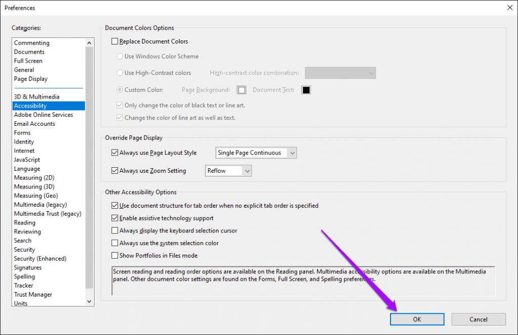 Comment activer le défilement par défaut dans Adobe Acrobat DC et ...