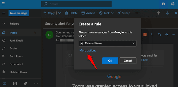 Auto-Delete-Emails-in-Outlook-2 كيفية حذف التلقائي لرسائل البريد الإلكتروني في Outlook