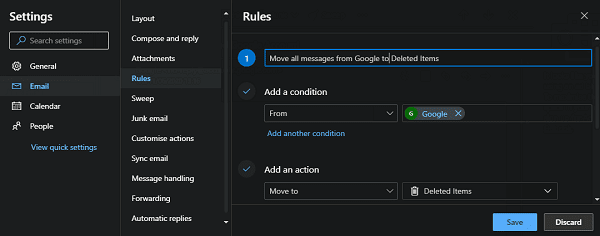 Auto-Delete-Emails-in-Outlook-3 كيفية حذف التلقائي لرسائل البريد الإلكتروني في Outlook