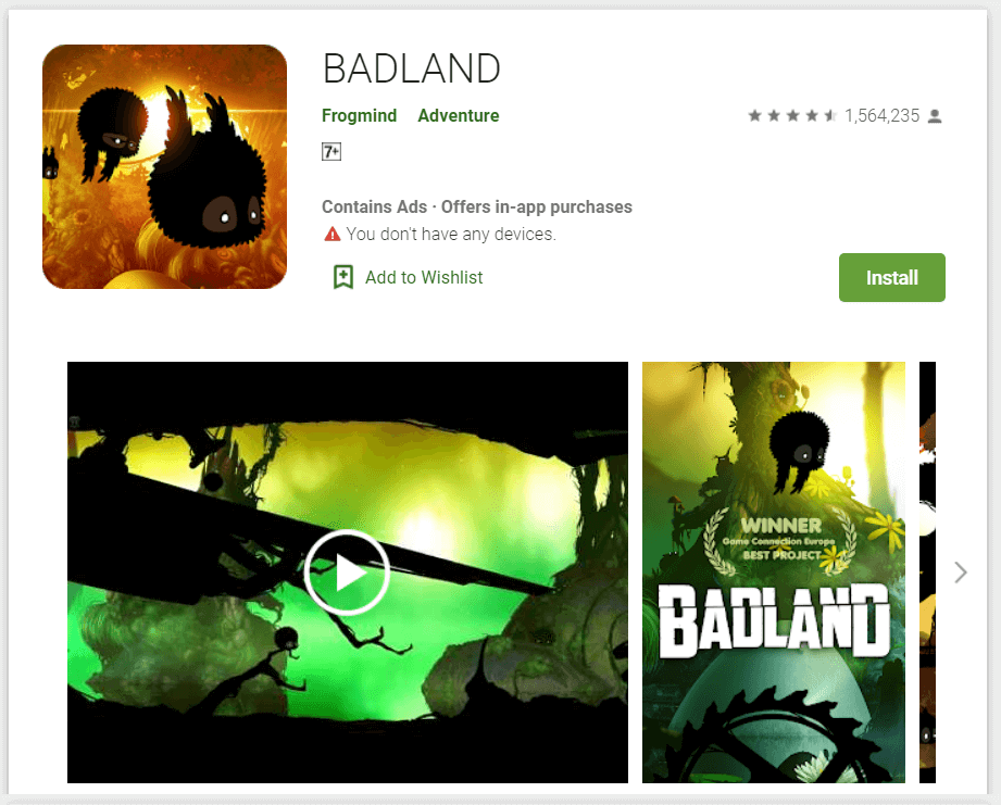 BADLAND-Offline-Games-For-Android أفضل 11 لعبة بدون انترنت لـ Android التي بدون WiFi