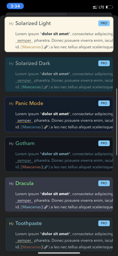 Bear-notes-mobile-theme_4d470f76dc99e18ad75087b1b8410ea9 OneNote مقابل Bear Notes: أي تطبيق تدوين ملاحظات أفضل على Mac