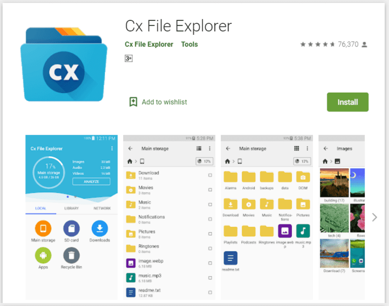 CX-File-Explorer-768x605-1 كيفية إلغاء تثبيت أو حذف التطبيقات على هاتف Android الخاص بك