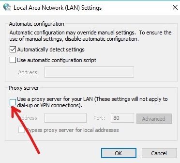 Check-the-checkbox-next-to-Bypass-pro إصلاح تم حظر هذا الموقع من قبل مزود خدمة الإنترنت ISP في Windows 10