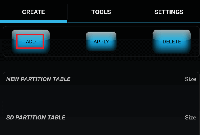Click-on-the-Add-button-available-at-the-top-left-corner كيفية فرض نقل التطبيقات إلى بطاقة SD على Android