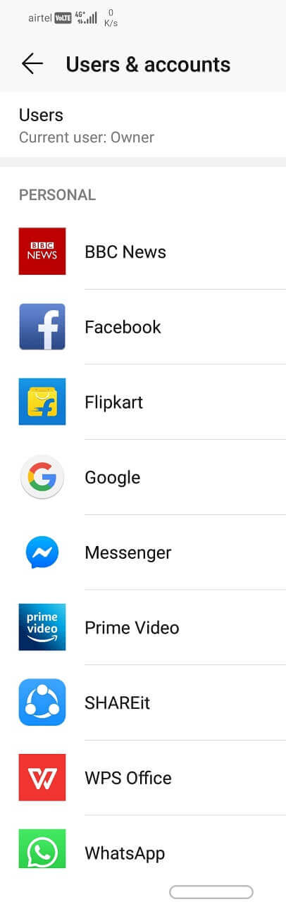 Click-on-the-Choose-apps-option إصلاح إشعارات Gmail لا تعمل على Android