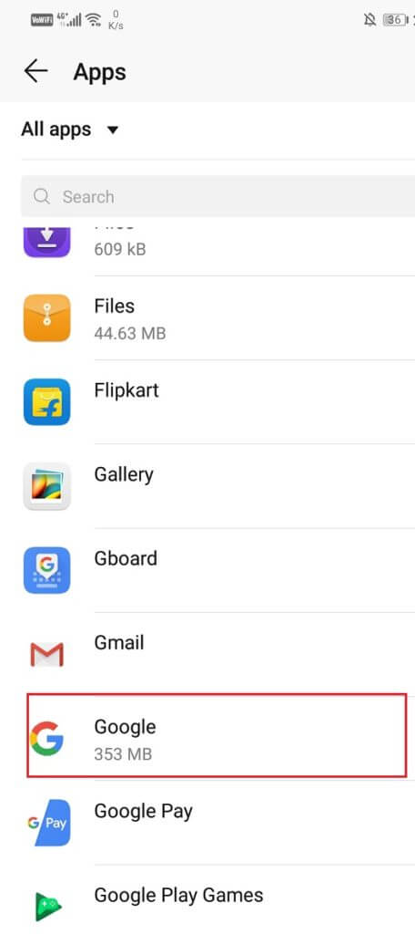 Click-on-the-Google-icon-456x1024-1 إصلاح إشعارات Gmail لا تعمل على Android