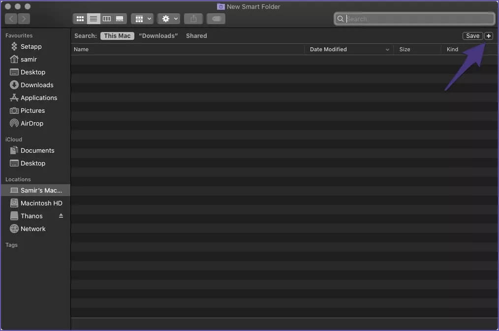 Click-on-the-Plus-Icon-To-Add-Search-Criteria-in-Smart-Folders_4d470f76dc99e18ad75087b1b8410ea9 أفضل طريقتين للعثور على الملفات المكررة وحذفها على جهاز Mac