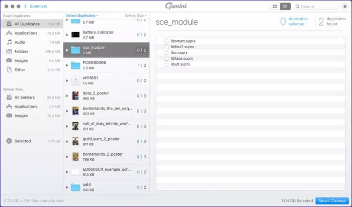 Gemini-2-4_935adec67b324b146ff212ec4c69054f أفضل طريقتين للعثور على الملفات المكررة وحذفها على جهاز Mac