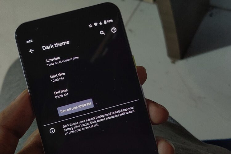 كيفية جدولة وضع الظلام التلقائي على Android 11 - %categories