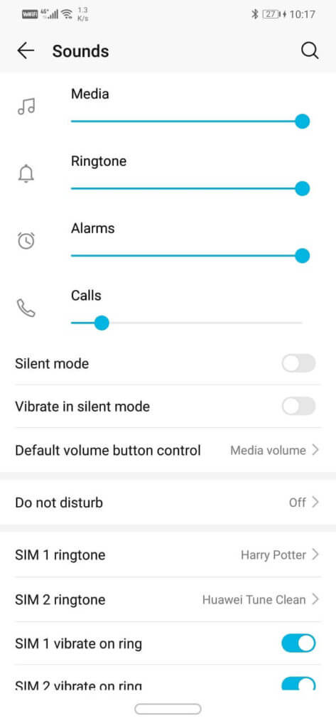 Make-sure-that-the-sliders-for-media-calls-and-ringtone-volume-are-at-maximum-473x1024-1 تحسين جودة وزيادة مستوى الصوت على Android