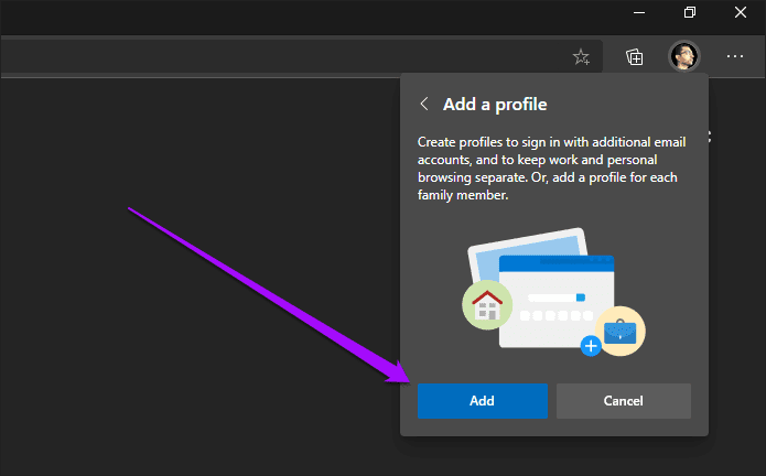 Microsoft-Edge-Chromium-Multiple-Profiles-3_4d470f76dc99e18ad75087b1b8410ea9 كيفية إنشاء واستخدام ملفات تعريف متعددة في Microsoft Edge مثل المحترفين