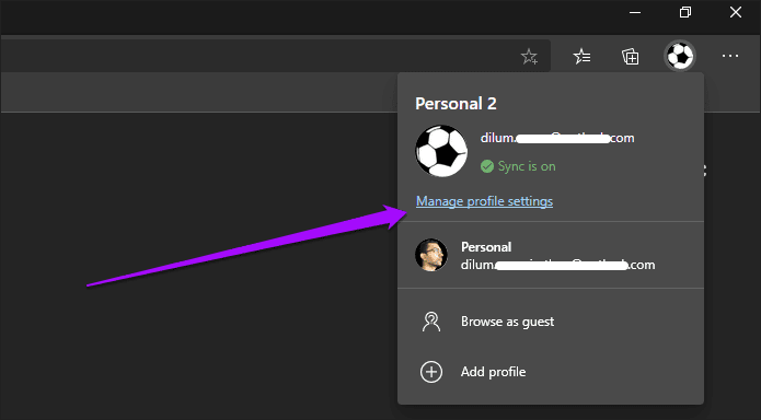 Microsoft-Edge-Chromium-Multiple-Profiles-9_4d470f76dc99e18ad75087b1b8410ea9 كيفية إنشاء واستخدام ملفات تعريف متعددة في Microsoft Edge مثل المحترفين