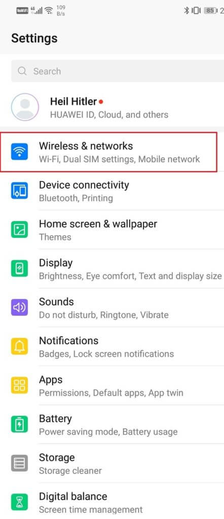 Now-enter-the-Wireless-networks-option-442x1024-2 كيفية تغيير عنوان MAC على أجهزة Android