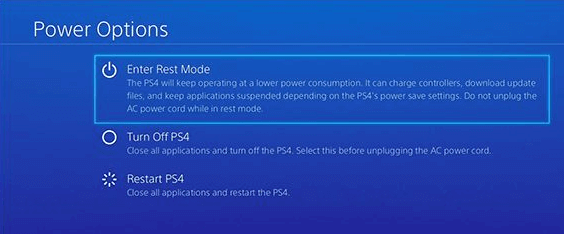 On-PS4-controller-press-and-hold-the-power-button-and-screen-will-appear 7 طرق لإصلاح تعطل وتجمد PS4 (PlayStation 4)