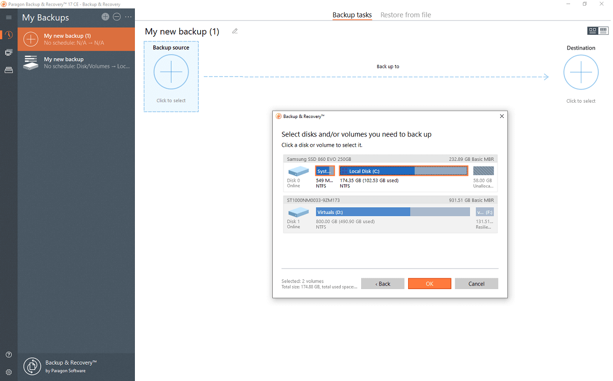 Paragon-Backup-And-Recovery-to-Backup-Data-In-Windows-10 أفضل 5 أدوات مجانية لنسخ البيانات احتياطيًا في Windows 10