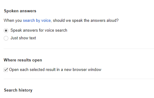 Scroll-down-and-look-for-the-settings-Where-results-open إصلاح خطأ Chrome يستمر فتح علامات تبويب جديدة تلقائيًا