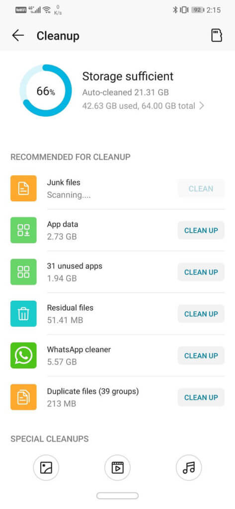 Select-the-app-data-residual-files-that-you-can-delete-to-free-up-space-473x1024-1 أفضل 9 طرق لإصلاح خطأ "للأسف توقف التطبيق"
