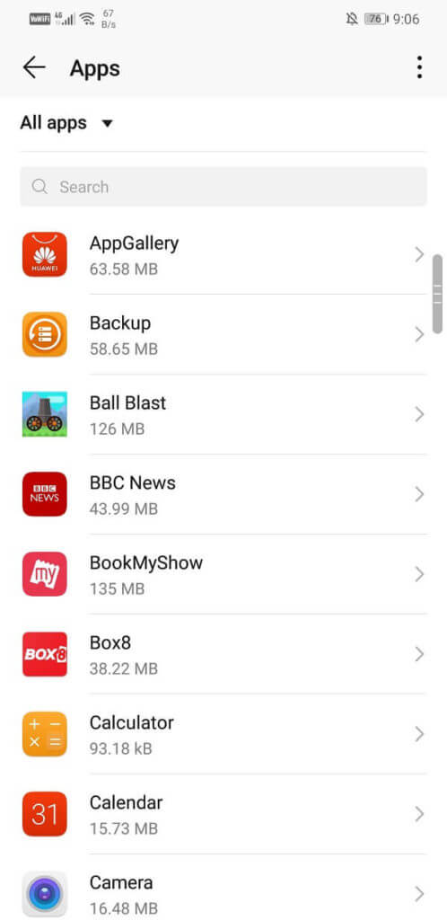 Select-the-apps-that-you-don’t-want-and-click-on-them-498x1024-1 3 طرق لحذف تطبيقات Bloatware Android المثبتة مسبقًا