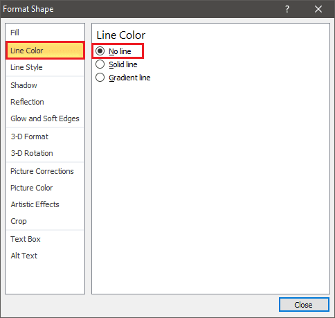 Select-the-‘Line-Color’-section-then-press-‘No-line’-to-remove-the-outline كيفية تدوير صورة في Word