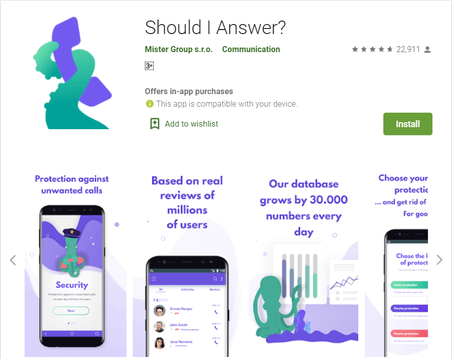 Should-i-answer كيفية حظر رقم هاتف على Android