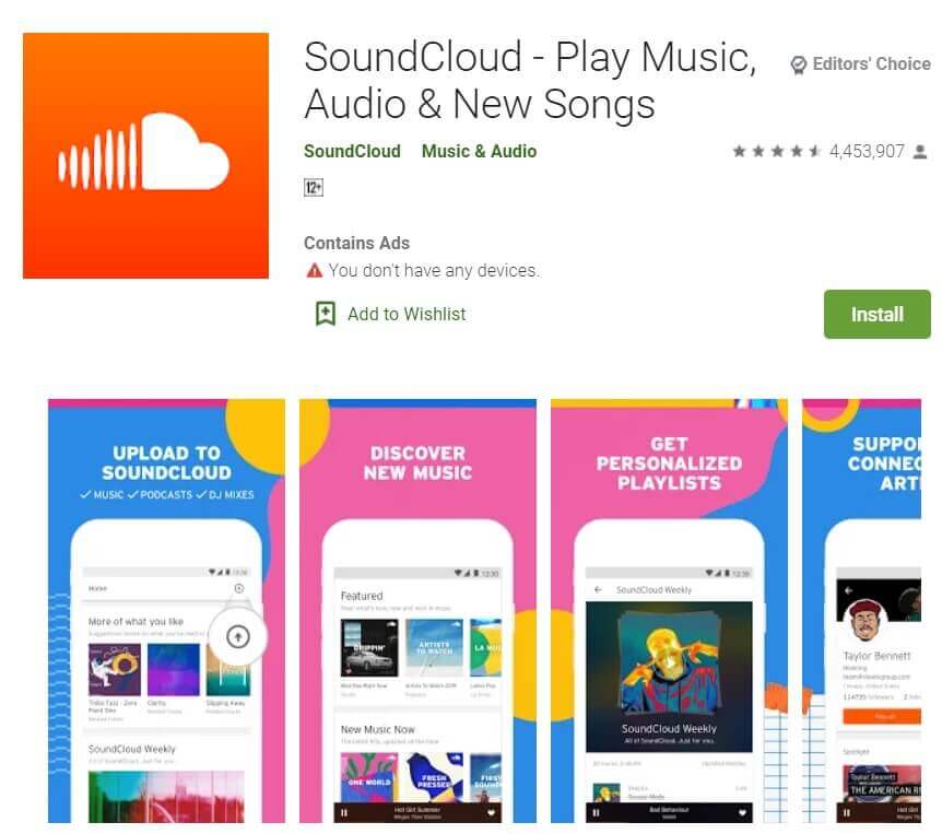 SoundCloud أفضل 10 من المواقع القانونية لتحميل الموسيقى المجانية