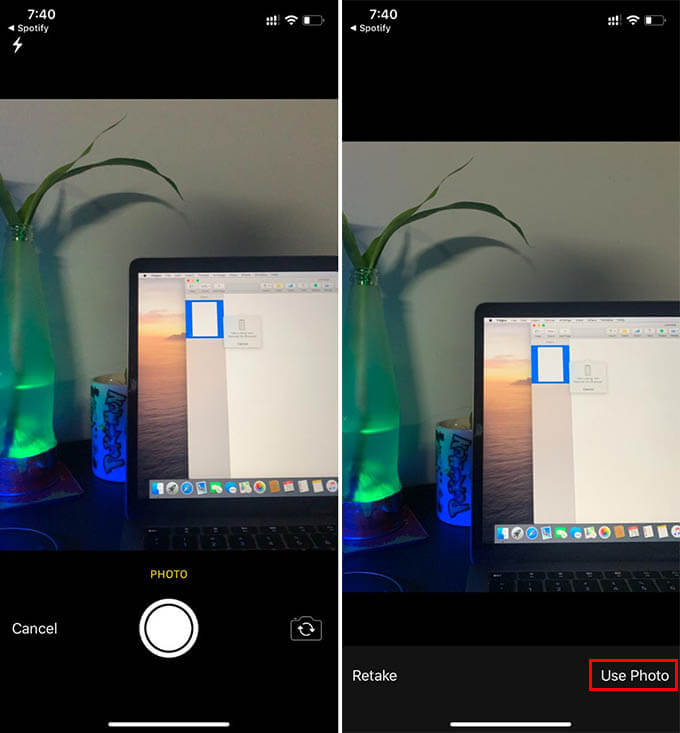 Take-Photo-from-iPhone-on-Mac-using-Continuity-Camera كيفية استخدام كاميرا الاستمرارية على جهاز Mac لالتقاط الصور باستخدام iPhone