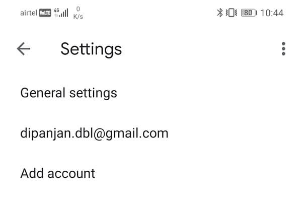 Tap-on-the-General-settings-option إصلاح إشعارات Gmail لا تعمل على Android