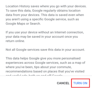 Tap-on-the-TURN-ON-option-to-continue-300x297-1 3 طرق للعثور على هاتف Android المفقود