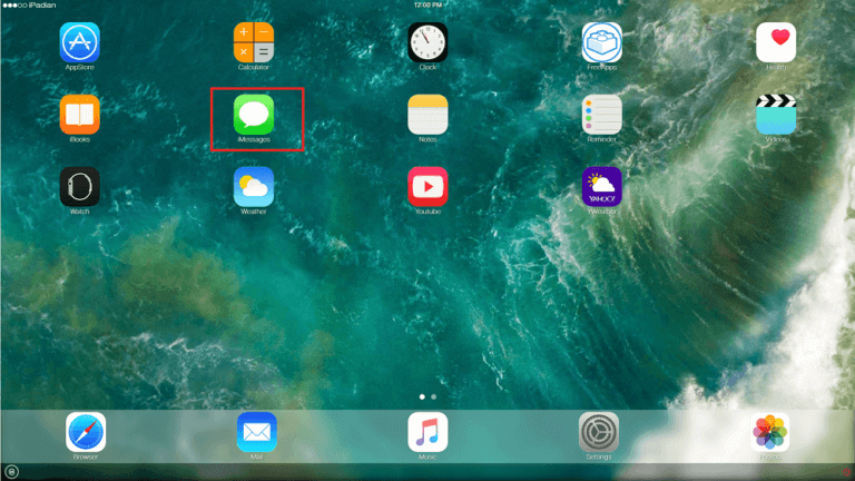 The-iPadian-application-will-open-search-for-iMessage-768x432-1 كيفية تشغيل تطبيقات iOS على Windows 10 PC